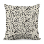 Hand Drawn Mantis Pattern Print Pillow Cover