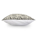 Hand Drawn Mantis Pattern Print Pillow Cover