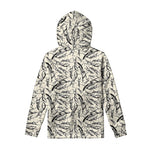 Hand Drawn Mantis Pattern Print Pullover Hoodie