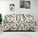 Hand Drawn Mantis Pattern Print Sofa Cover