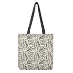 Hand Drawn Mantis Pattern Print Tote Bag