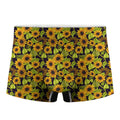 Hand Drawn Sunflower Pattern Print Men's Boxer Briefs