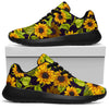 Hand Drawn Sunflower Pattern Print Sport Shoes GearFrost