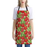 Hand Drawn Tomato Pattern Print Apron