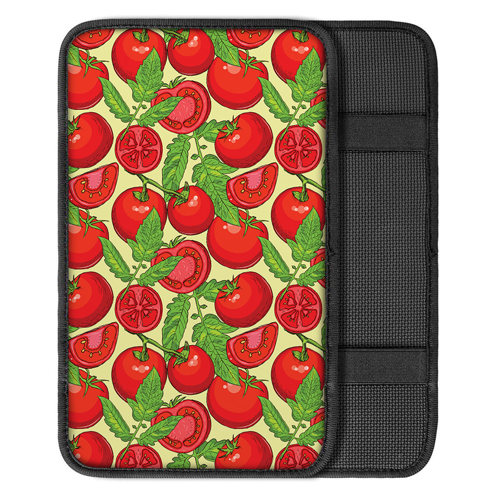 Hand Drawn Tomato Pattern Print Car Center Console Cover
