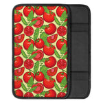 Hand Drawn Tomato Pattern Print Car Center Console Cover