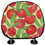 Hand Drawn Tomato Pattern Print Car Headrest Covers