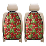 Hand Drawn Tomato Pattern Print Car Seat Organizers