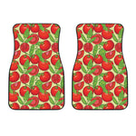 Hand Drawn Tomato Pattern Print Front Car Floor Mats