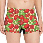 Hand Drawn Tomato Pattern Print Men's Boxer Briefs