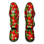 Hand Drawn Tomato Pattern Print Muay Thai Shin Guard
