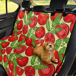 Hand Drawn Tomato Pattern Print Pet Car Back Seat Cover