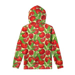 Hand Drawn Tomato Pattern Print Pullover Hoodie