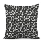 Hand Drawn Vinyl Record Pattern Print Pillow Cover