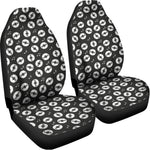 Hand Drawn Vinyl Record Pattern Print Universal Fit Car Seat Covers