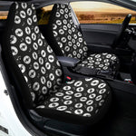 Hand Drawn Vinyl Record Pattern Print Universal Fit Car Seat Covers