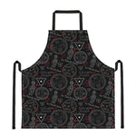 Hand Of Glory Black Magic Witch Print Apron