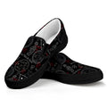 Hand Of Glory Black Magic Witch Print Black Slip On Sneakers