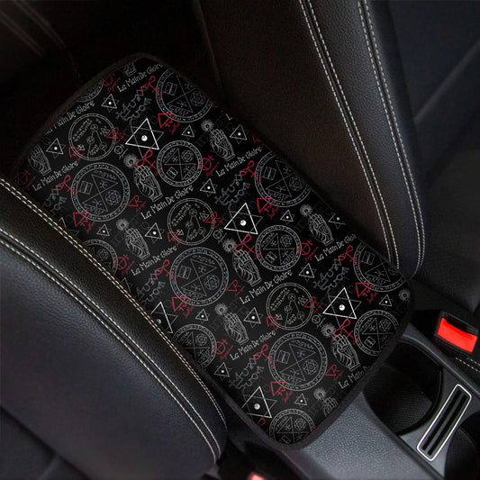 Hand Of Glory Black Magic Witch Print Car Center Console Cover
