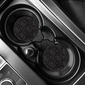 Hand Of Glory Black Magic Witch Print Car Coasters