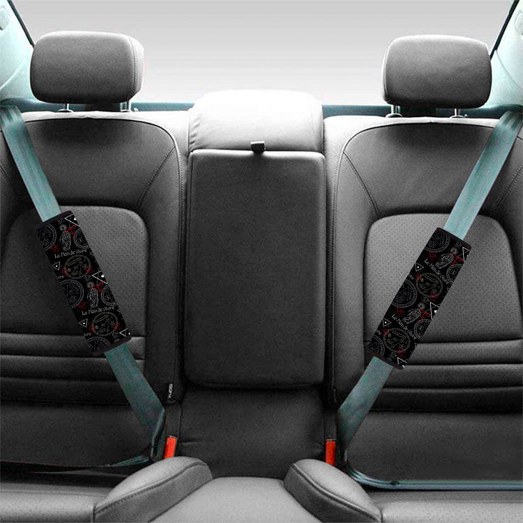 Hand Of Glory Black Magic Witch Print Car Seat Belt Covers