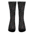 Hand Of Glory Black Magic Witch Print Crew Socks