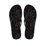 Hand Of Glory Black Magic Witch Print Flip Flops