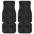 Hand Of Glory Black Magic Witch Print Front and Back Car Floor Mats