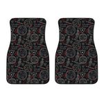 Hand Of Glory Black Magic Witch Print Front Car Floor Mats