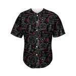 Hand Of Glory Black Magic Witch Print Men's Baseball Jersey