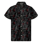 Hand Of Glory Black Magic Witch Print Men's Short Sleeve Shirt