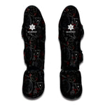 Hand Of Glory Black Magic Witch Print Muay Thai Shin Guard