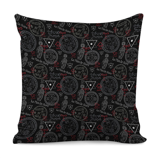 Hand Of Glory Black Magic Witch Print Pillow Cover