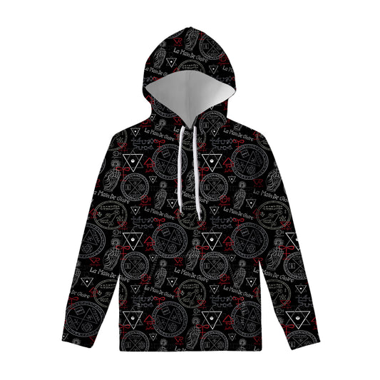 Hand Of Glory Black Magic Witch Print Pullover Hoodie
