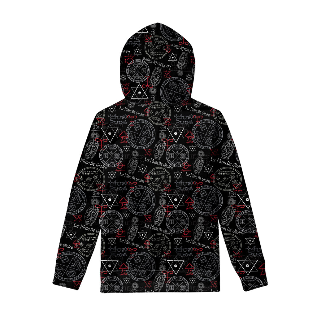 Hand Of Glory Black Magic Witch Print Pullover Hoodie