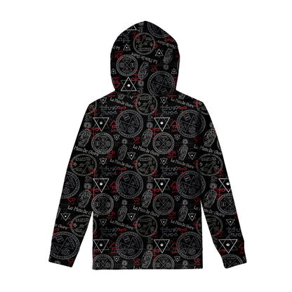 Hand Of Glory Black Magic Witch Print Pullover Hoodie