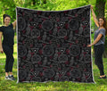 Hand Of Glory Black Magic Witch Print Quilt