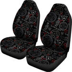 Hand Of Glory Black Magic Witch Print Universal Fit Car Seat Covers