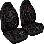 Hand Of Glory Black Magic Witch Print Universal Fit Car Seat Covers