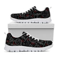 Hand Of Glory Black Magic Witch Print White Running Shoes