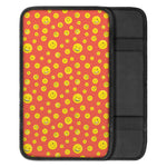 Happy Emoji Pattern Print Car Center Console Cover