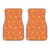 Happy Emoji Pattern Print Front Car Floor Mats