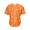 Happy Emoji Pattern Print Men's Baseball Jersey