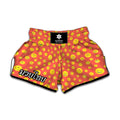 Happy Emoji Pattern Print Muay Thai Boxing Shorts