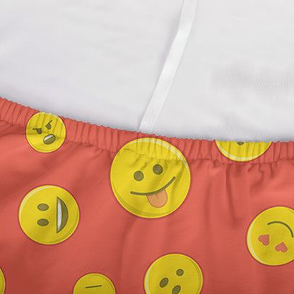 Happy Emoji Pattern Print Sofa Cover