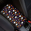 Happy Halloween Ghost Pattern Print Car Center Console Cover