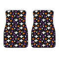 Happy Halloween Ghost Pattern Print Front Car Floor Mats