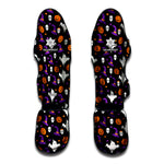 Happy Halloween Ghost Pattern Print Muay Thai Shin Guard