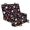 Happy Halloween Ghost Pattern Print Pet Car Back Seat Cover
