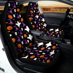 Happy Halloween Ghost Pattern Print Universal Fit Car Seat Covers